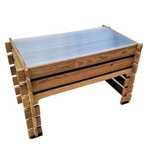 Illustration de : Carré potager Bio carré Carre Serre