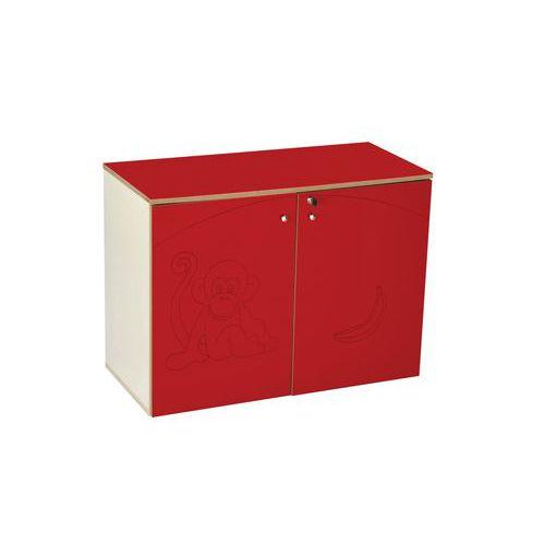 Illustration de : Meuble bas 2 portes Zébulon