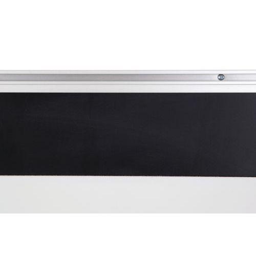 Illustration de : Tableau blanc Spécial vidéoprojecteur  Tactile 135x300 - e3 blanc feutre