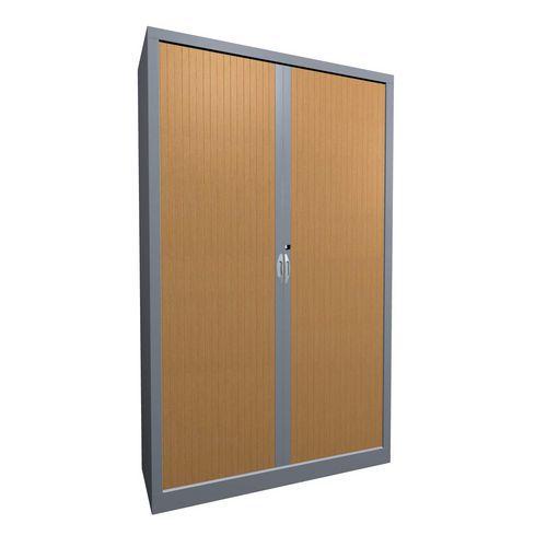 Illustration de : Armoire à rideau métallique hauteur 198 cm Acial