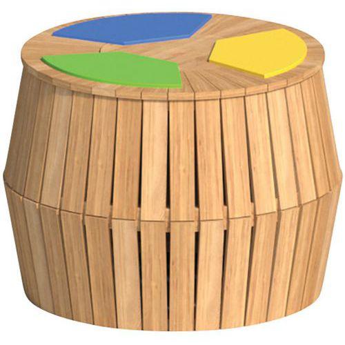 Illustration de : Poubelle Tri Hélios Mobextan