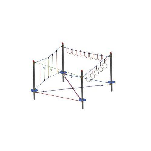 Illustration de : Le Slackline combiné Huck