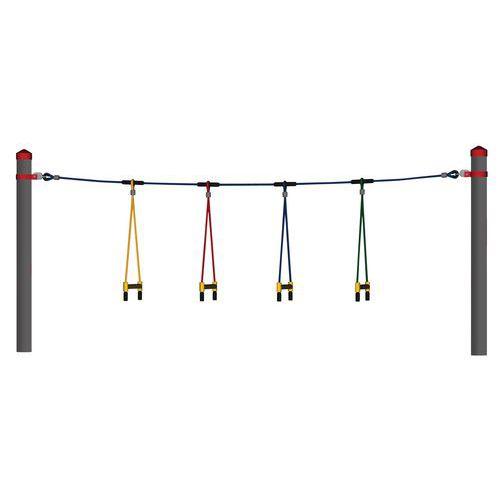 Illustration de : Etriers suspendus sans poteaux Huck