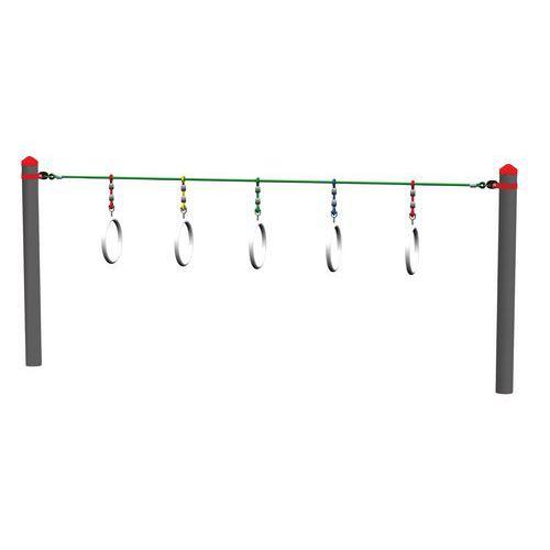 Illustration de : Anneaux de suspension sans poteaux Huck