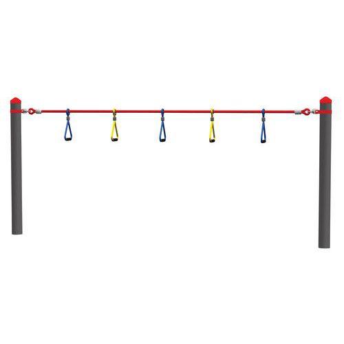 Illustration de : Boucles de suspension sans poteaux Huck