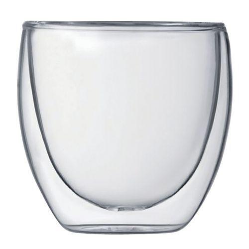 Illustration de : Lot de 2 verres double paroi 8 cl - Pavina - BODUM