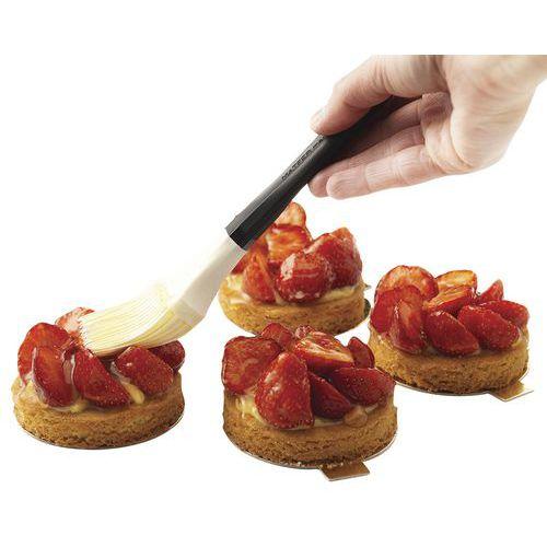 Illustration de : Pinceau pâtissier silicone largeur 40 mm Matfer