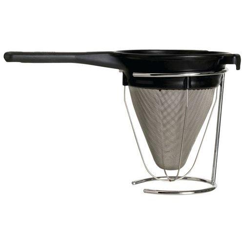 Illustration de : Support inox pour entonnoir