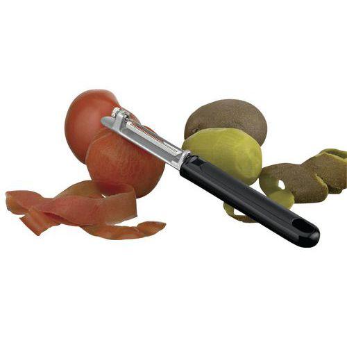 Illustration de : Eplucheur tomates/kiwi cranté