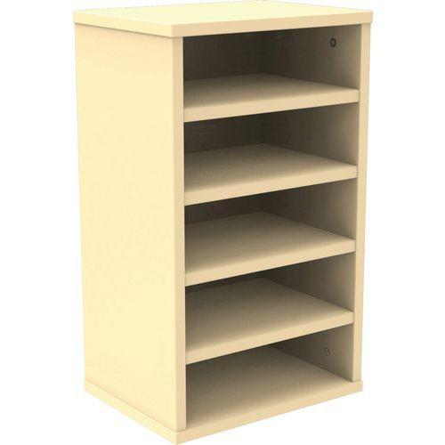 Illustration de : Meuble à cases enseignant  Octet  sans portes coloris Beige - Manutan Expert