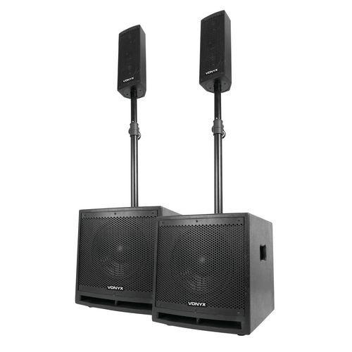 Illustration de : Kit enceintes actives 2.2 VX1000BT Vonyx