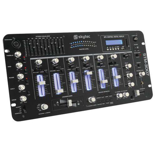 Illustration de : Table de mixage 6 canaux SD/USB/MP3/LED/Bluetooth 19 STM-3007 Skytec