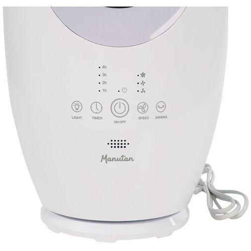 Illustration de : Ventilateur sur pied avec éclairage led - Manutan Expert