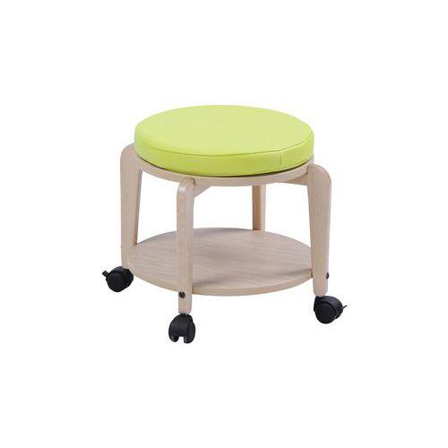 Illustration de : Tabouret adulte Lili avec coussin