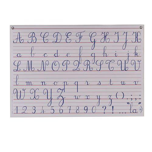 Illustration de : Planche éducative alphabet Ulmann