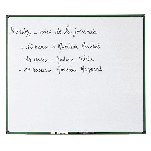 Illustration de : Tableau tôle acier blanc semi-brillant Ulmann