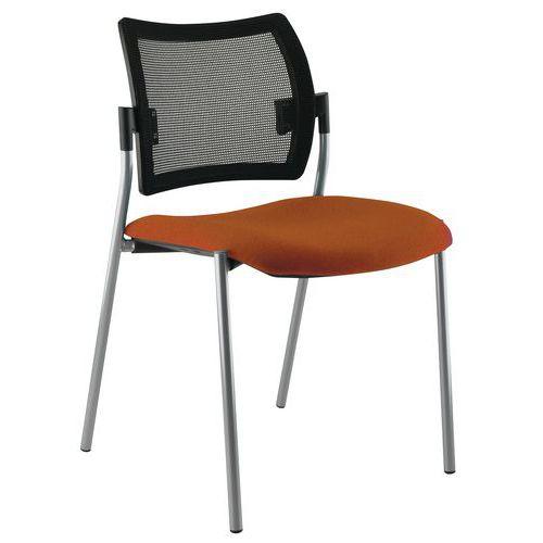 Illustration de : Chaise visiteur Tendance dossier résille Sokoa