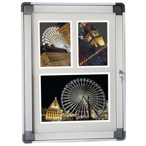 Illustration de : Vitrine murale exterieure Aloa Planorga