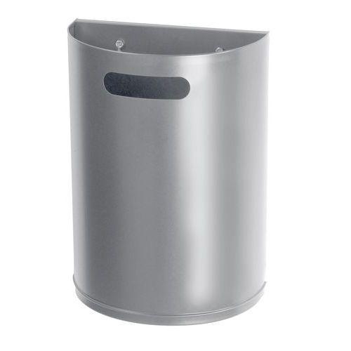 Illustration de : Poubelle 1/2 rondes Rossignol Pro