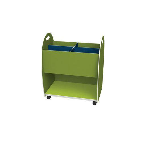 Illustration de : Meuble 4 bacs Emma hauteur 75 cm - Paperflow