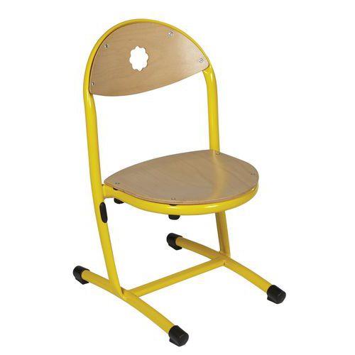 Illustration de : Chaise Chloé appui sur table - Mobidecor