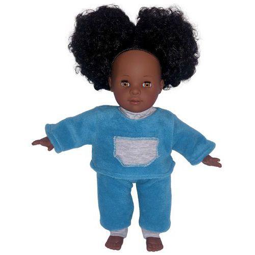 Illustration de : Bébé africain 35cm habillé
