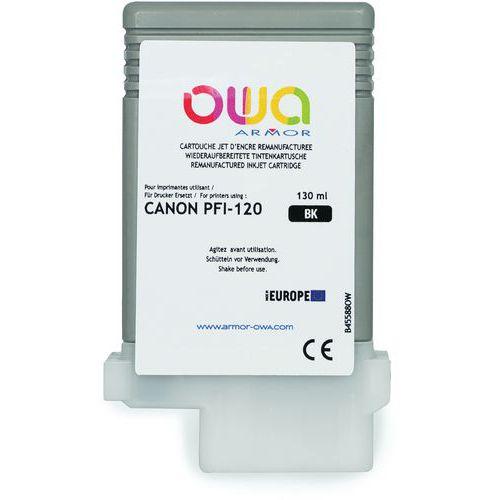 Illustration de : Cartouche d'encre remanufacturée large format Canon PFI120 - OWA