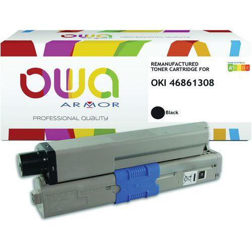 Illustration de : Toner remanufacturé Oki 468613 - OWA