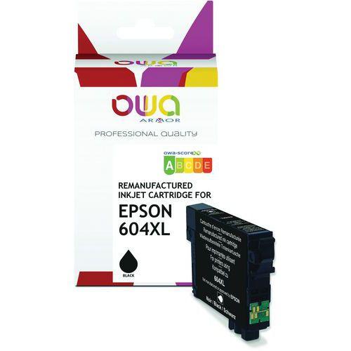 Illustration de : Cartouche d'encre remanufacturée Epson 604 STD-XL - OWA