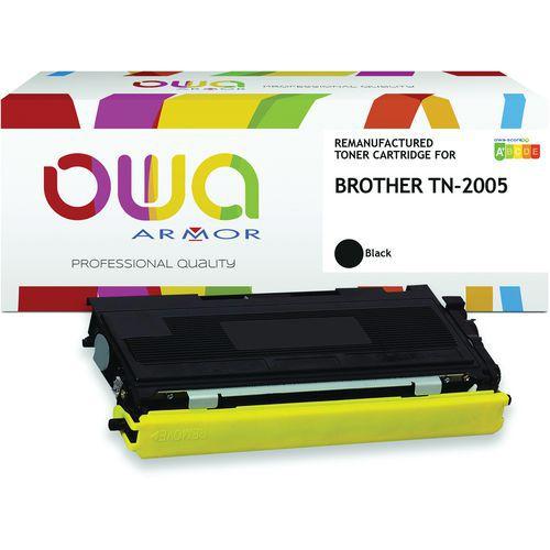 Illustration de : Toner remanufacturé Brother TN2005 - Noir - OWA