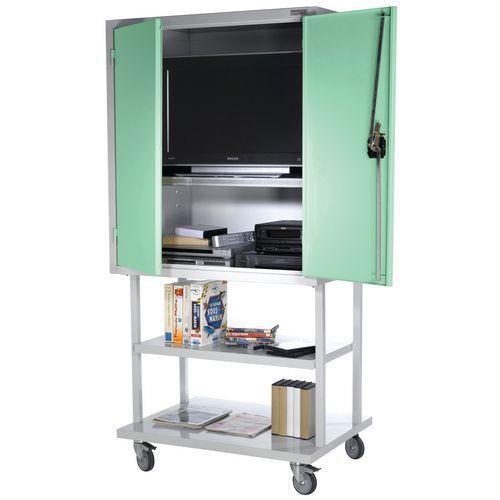 Illustration de : Armoire audiovisuelle mobile