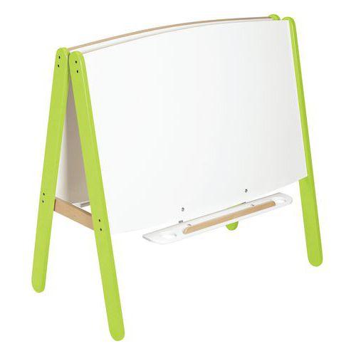 Illustration de : Chevalet Lili - Piétement matériau: Hêtre