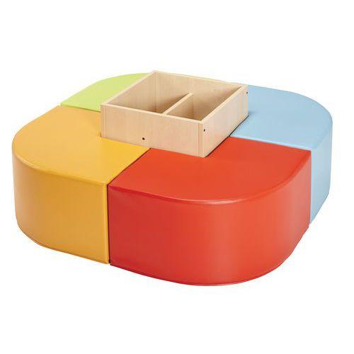 Illustration de : Ilot en mousse -  Mousse composition: Polyuréthane