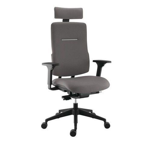 Illustration de : Fauteuil de bureau avec têtière Max - Manutan Expert