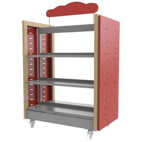 Illustration de : Signalétique frontale pour rayonnage Ellipse Enfant - Manutan Expert