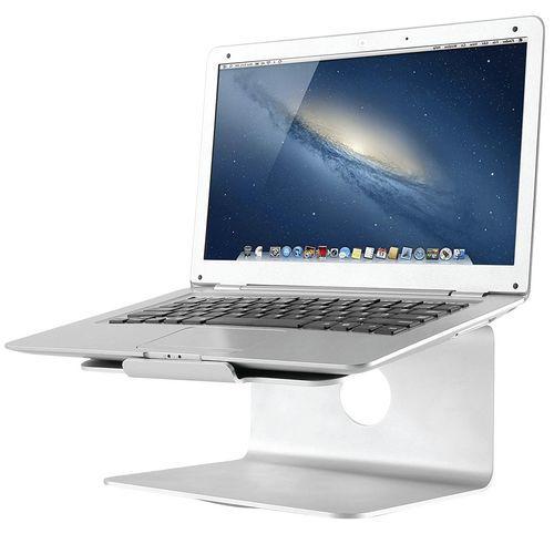 Illustration de : Support MacBook en aluminium brossé Neomounts By Newstar