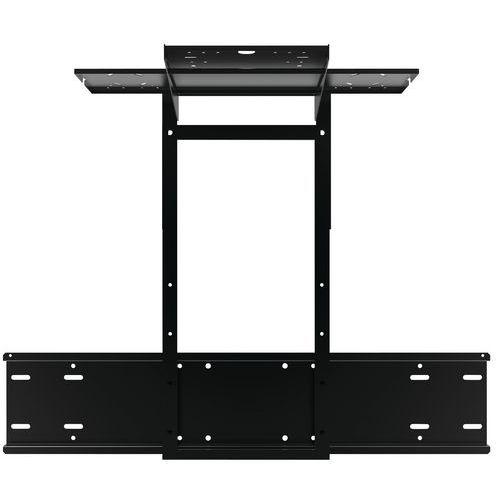 Illustration de : Etagère supérieure p/visioconférence, chariot support mural P/ moniteur