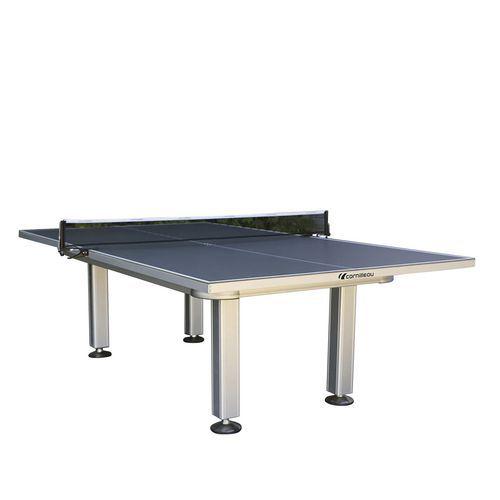 Illustration de : Table Tennis de table et billard Conversion Top Outdoor 2 en 1