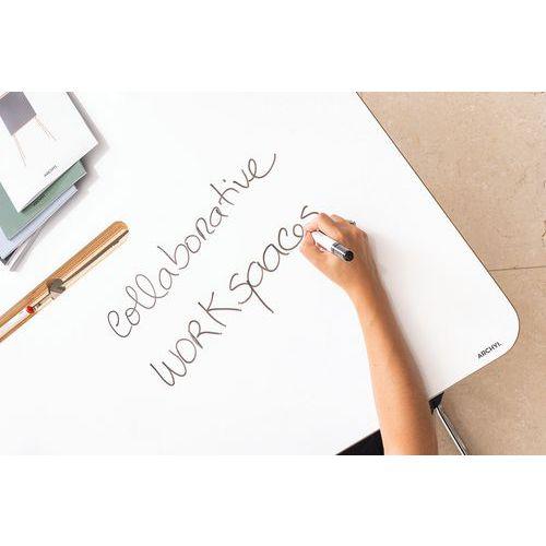 Illustration de : Table haute surface effaçable laquée Douro - Archyi