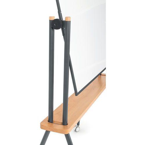 Illustration de : Tableau blanc magnetique mobile pivotant en céramic - Archyi