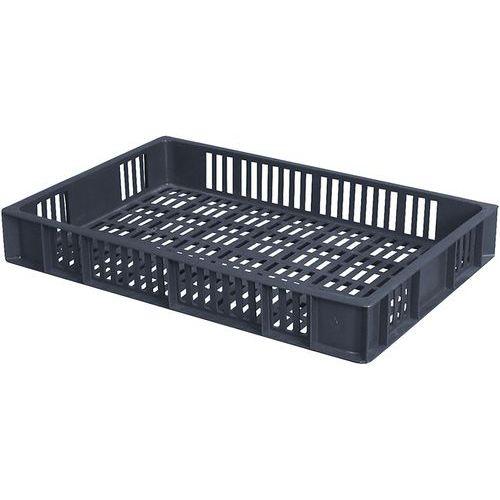 Illustration de : Caisse ajourée - bac norme Euorpe - Longueur 600 mm - 15 L - Gilac