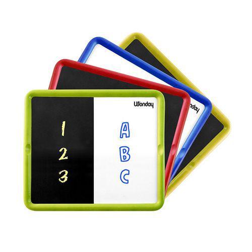 Illustration de : Lot de 4 ardoises aimantées 30 x 27 cm - Wonday