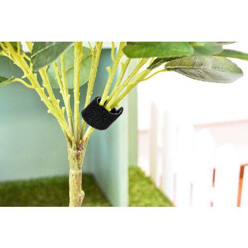 Illustration de : Rouleau ruban auto agrippant Easy Scratch noir 20 mm x 2.5 m