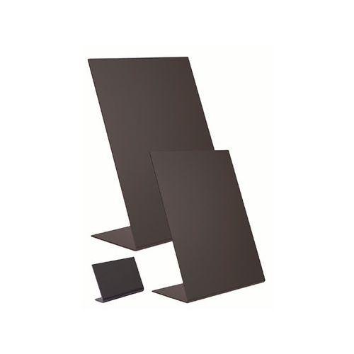 Illustration de : Lot de 5 ardoises de table en acrylique en forme de L