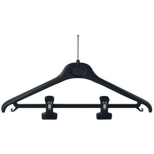 Illustration de : Cintre à pinces jupes avec antivol