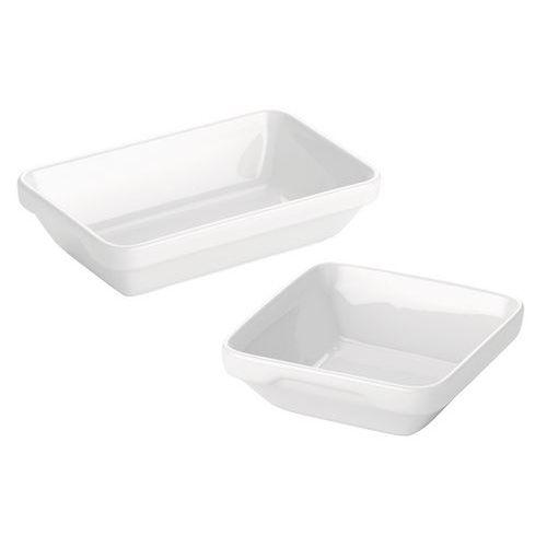 Illustration de : Ravier carré en porcelaine