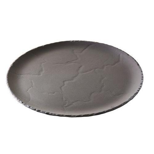 Illustration de : Plateau Rond et assiette Ronde-Basalt-Revol