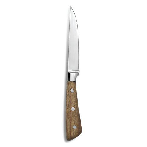 Illustration de : Couteau à steak inox et bois -Montblanc