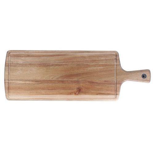 Illustration de : Planche à servir ronde en acacia