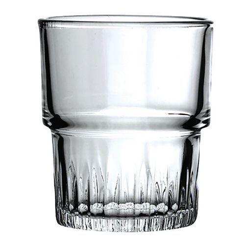Illustration de : Gobelets collectivités en verre trempé 2cl-Empilable